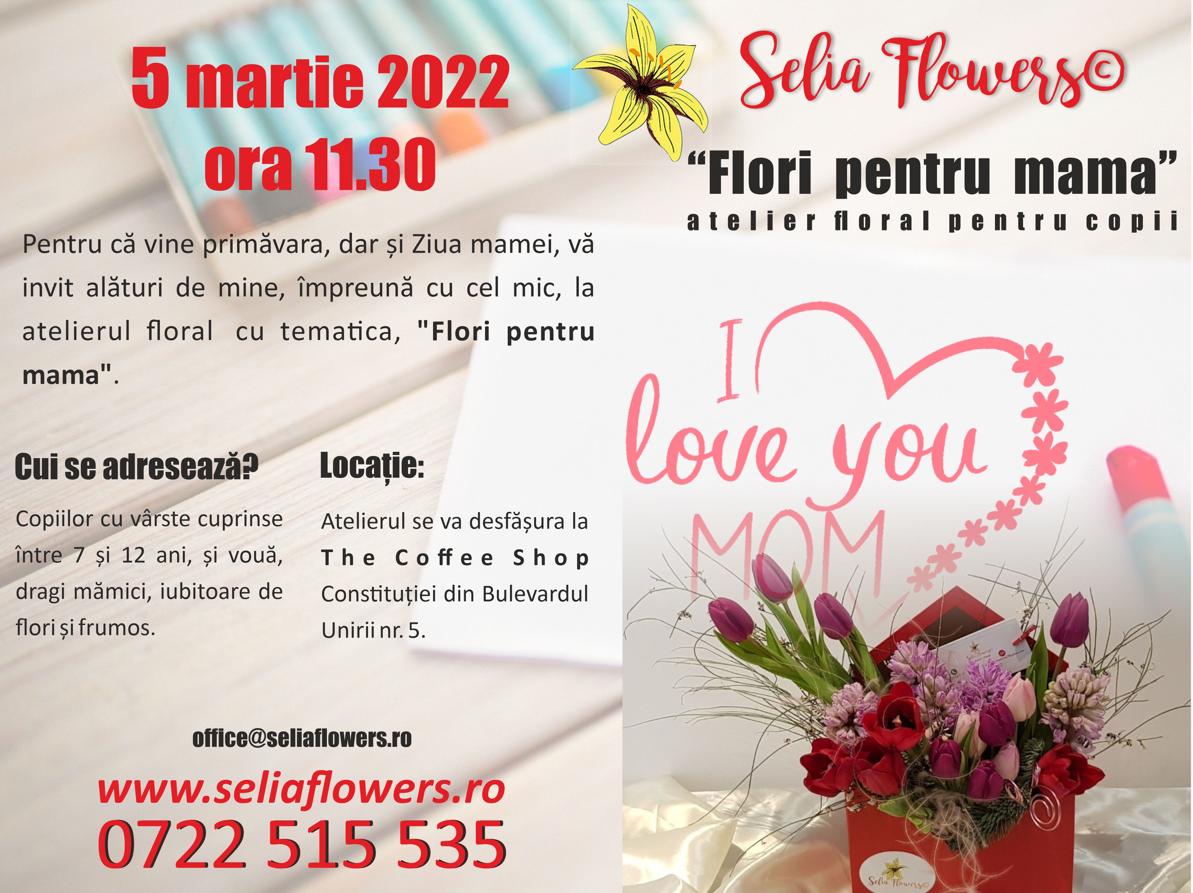 atelier floral pentru copii